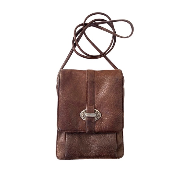 Fossil Bags Vintage Fossil Camera Style Crossbody Bag Brown Leather